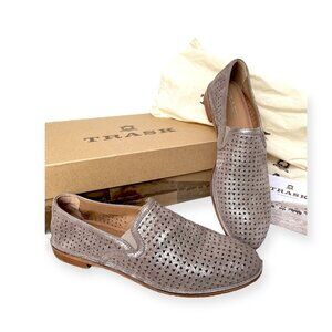Trask Ali Perf Italian Metallic Suede Loafers NIB ✨HP!✨